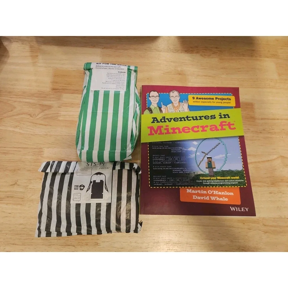 Adventures in Minecraft - Programming Book & Parts Kit + STS-Pi Robot Kit